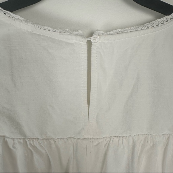 Knox Rose Dress Size XXL White Lace Top Peasant Boho Soft Girl - Picture 7 of 9